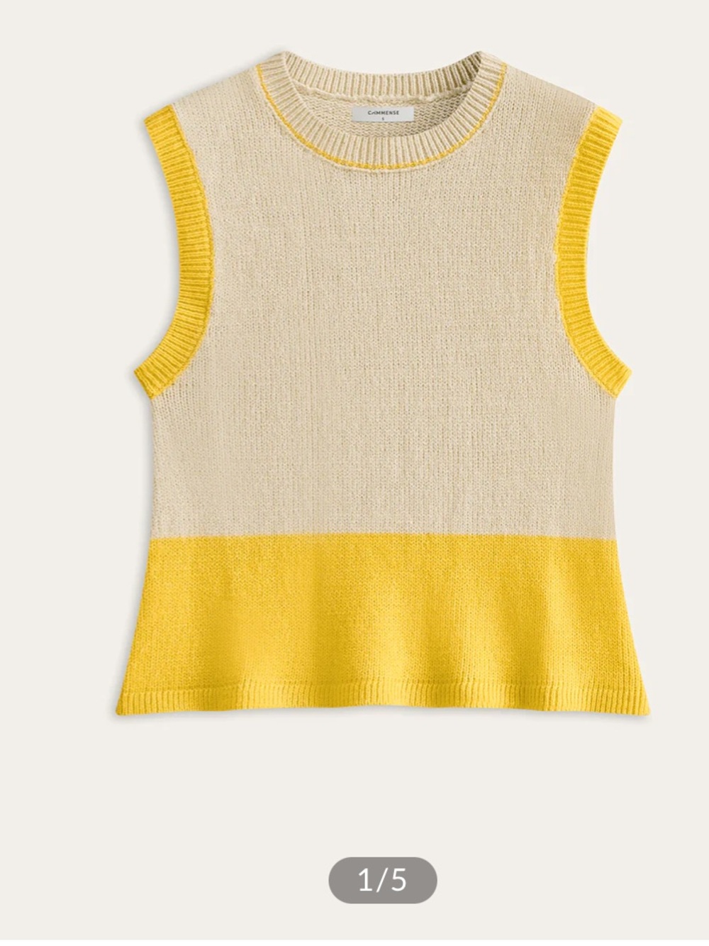 NWT Commense Sweater Vest Size M